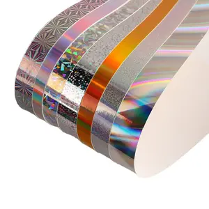 Lazer kağıt PET film karton metalik kraft el işi kağıdı hologram karton DIY el sanatları için