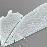 Lumière d'allée électrique de 100 cm en forme de papillon avec ailes mobiles battantes, lustre suspendu pour décoration de fond de scène de mariage et de fête