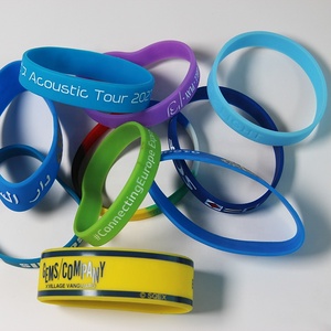 Pulseras <span class=keywords><strong>de</strong></span> Silicona Personalizadas Ecológicas con Logotipo Personalizado, Resistentes al Agua, con Impresión por Sublimación en Relieve, Código QR Colorido, Promocionales - Product Image 1
