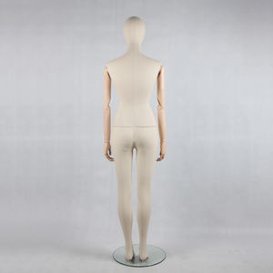 Maniquíes de diseño de moda <span class=keywords><strong>precio</strong></span> de fábrica femenino tela de lona cubierta maniquí de cuerpo completo - Product Image 3