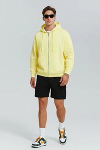 <span class=keywords><strong>Sweat</strong></span>-shirt à capuche d'hiver Zipper Essentials 380 g/m², doux, 85 % coton, confortable, surdimensionné, personnalisable avec logo, broderie ou impression - Product Image 4