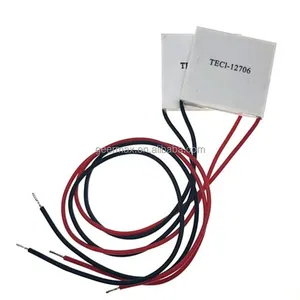 وحدة تبريد كهروضوئية لنصف موصل TEC1-12706 مقاس 40×40 ملم وحدة Peltier للتبريد 12 فولت TEC1 12706