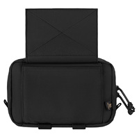 Pochette tactique KRYDEX, mini-sacoche avec porte-cordons TQ et panneau auto-agrippant BK CB RG