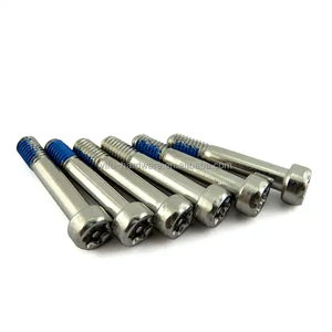 Thép không gỉ 304 316 Allen Micro nylock vít Vòng rãnh đầu máy chủ đề màu xanh Nylon vá vít Fastener nhà sản xuất - Product Image 2