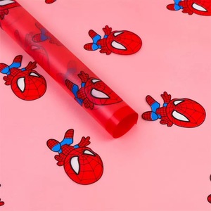 Wholesale Cartoon Printing Waterproof Matte Flower Red <strong>pink</strong> Black White 57cm <strong>Wrapping</strong> <strong>Paper</strong> - Product Image 5