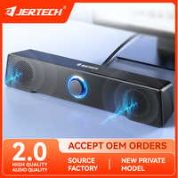 JERTECH S7 Speaker Pesta Berkabel Tunggal Profesional DJ Gaming Speaker Suara Besar Portabel Kabel Daya Bass Speaker Komputer
