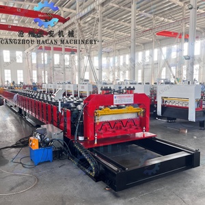 เครื่องขึ้นรูปพิเศษอัตโนมัติพร้อม PLC และชุดเกียร์สำหรับพื้นเหล็กสำเร็จรูปสำหรับวิลล่า - Product Image 4