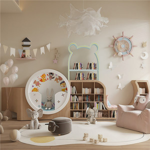 ילדים מוקסמים פינת קריאה עם קסם אגדה ועיצוב משחקים לילדים ילדים חדר קריאה - Product Image 5