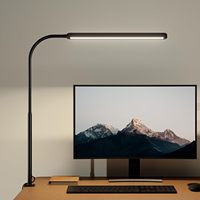 Lampe de table à clip OEM ODM, protection des yeux, lampe de lecture LED à intensité variable, alimentée par USB, flexible, col de cygne, lampe de travail