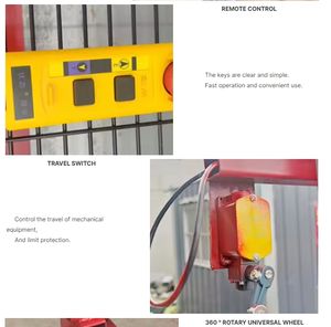 Elevador de Materiales para Construcción, Elevador Vertical Eléctrico Móvil para Obra Pequeña - Product Image 4