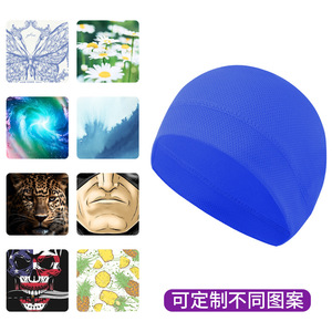 Ice Silk Cycling Cap Breathable Quick Drying Sun Protection Solid Color Unisex Adult Helmet Accessories Custom Logo - Product Image 4