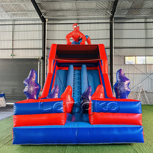 Glissières gonflables de nouveau design Maison commerciale de rebond en PVC Château sautant Spiderman extérieur pour les locations de fête - Product Image 6