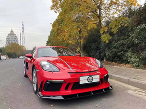 KM para <span class=keywords><strong>Porsche</strong></span> 718 cayman & <span class=keywords><strong>boxster</strong></span>, kit de carrocería estilo <span class=keywords><strong>911</strong></span> GT3, parachoques delantero, difusor trasero, parachoques trasero - Product Image 4