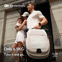 Poussette pliable KK Little Crab pour bébés, cadre en alliage d'aluminium, pour nouveau-nés de 0 à 3 ans, design haute vue, capacité de charge de 15 kg