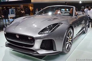 Kit de carrosserie avant <span class=keywords><strong>SVR</strong></span> modifié pour F-TYPE, pare-chocs avant, carénage avant, lèvre avant en fibre de carbone, trois pièces - Product Image 6