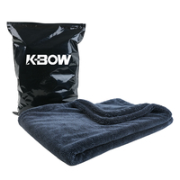 Serviettes de voiture en microfibre coréenne à séchage rapide, 700gsm, 800gsm, 850gsm, XL, grand format, avec logo personnalisé, pour le detailing automobile