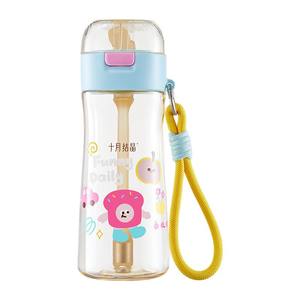 Botella de agua con pajita de PPSU cristalizado de octubre para mujeres embarazadas y uso posparto con diseño de dibujos animados - Product Image 5