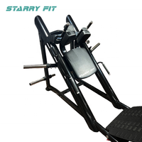 Entraînement équipement de gymnastique en acier Commercial réglable Hack Squat Machine plaque bras et jambes chargés formateur pour la musculation