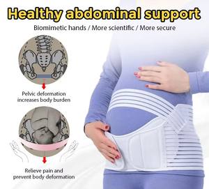 Cuidado médico <span class=keywords><strong>prenatal</strong></span> Banda para el vientre para embarazadas Seguridad elástica Cinturón de soporte de maternidad duradero - Product Image 3