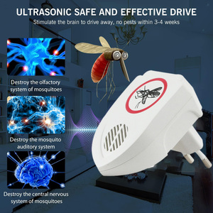 Répulsif anti-moustiques électronique à ultrasons Ménage Bureau à domicile Répulsif à insectes antiparasitaire portable - Product Image 2