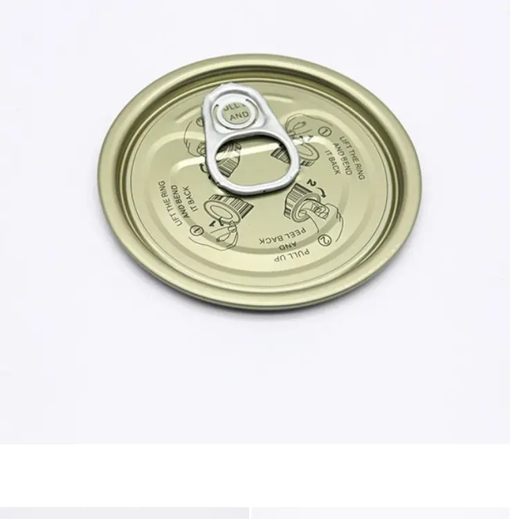 De la comida de metal puede tapa abre fácil inglés apertura instrucción fácil tirar funda cubierta anillo EOE