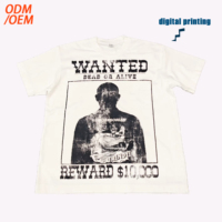 Casual Bestseller Multicolor Custom Logo 100% Katoenen Gebreide Oversized Solid Streetstyle T-shirt met Korte Mouwen voor Heren 260g