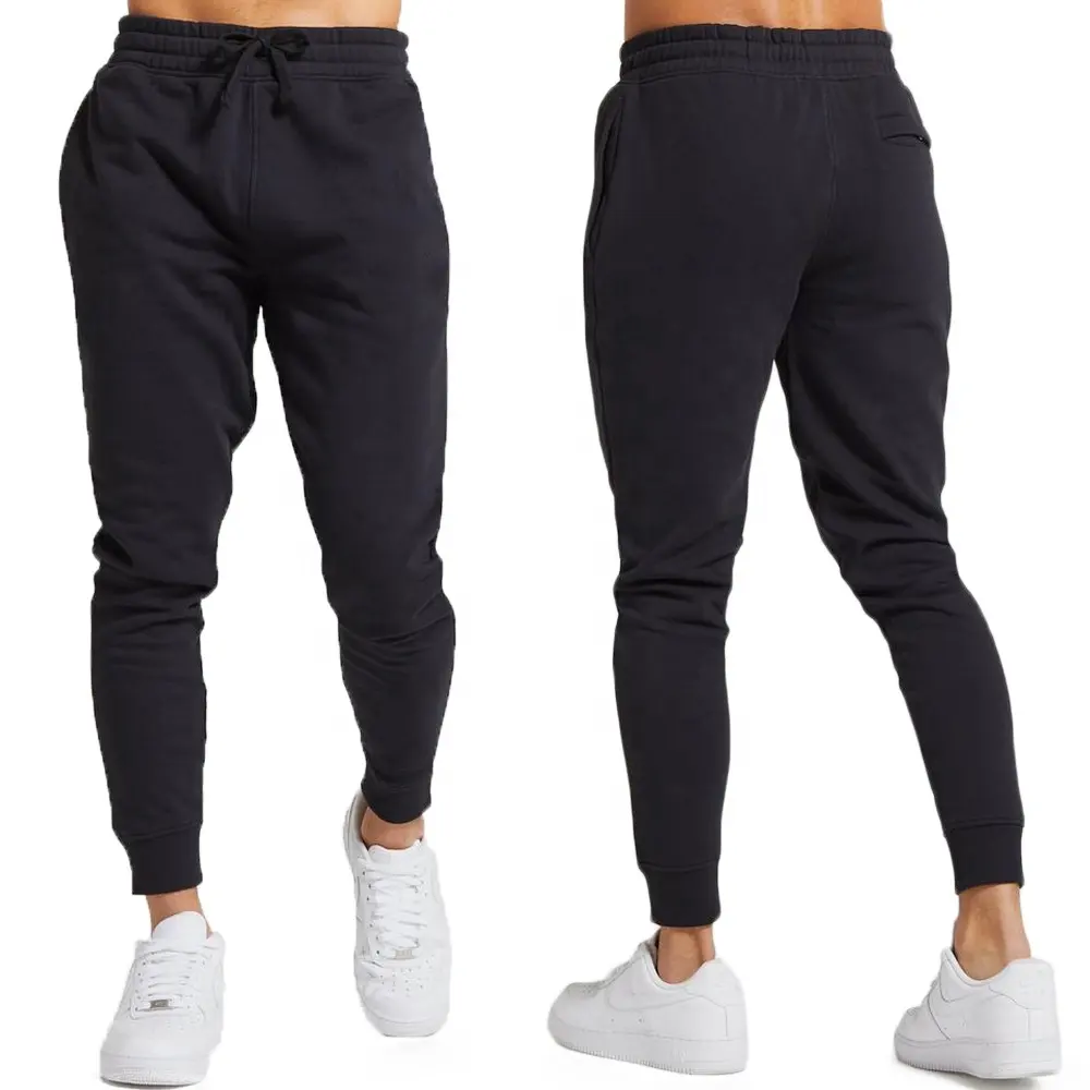Wholesale Custom Print Logo Sports Wear Fitness Jogging Sweat Pants With Side Pockets Men's High Quality Track Joggers Pants