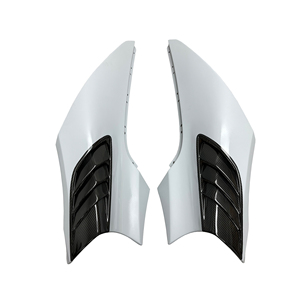 Pare-chocs avant en fibre de carbone sélective brillante à tissage sergé style R, ajustement précis 1:1 pour 720S 2015-2018 - Product Image 1