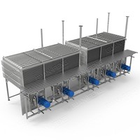 GuanFeng Ligne de production automatique IQF congélateur congelé fraise myrtille congélation rapide fluidisée pour fruits et légumes