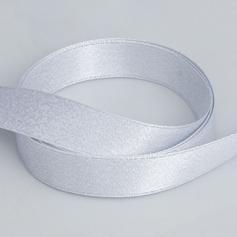 Tissage argent blanc-2,5 cm