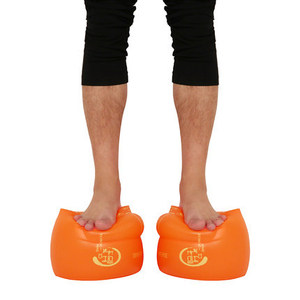 Brassard de natation Qicaibei 35S en PVC épais pour enfants et adultes, couleur unie, équipement de flottaison de sécurité aquatique - Product Image 4