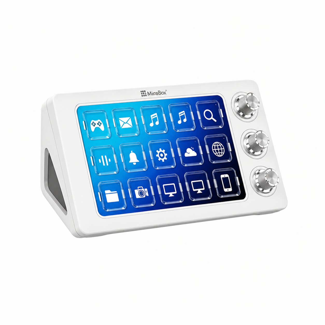 <strong>Gaming</strong> Keyboard with <strong>Magnetic</strong> Axis & Transparent Keys - One-Click Control Stream Deck for Gamers