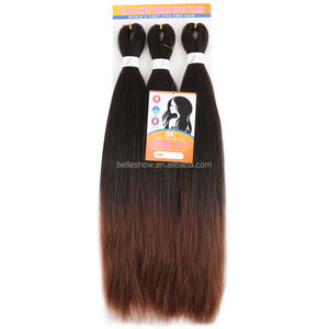 Venta al por mayor 3x trenzas 2 e-pression hair Jumbo Box trenzas <span class=keywords><strong>pre</strong></span> estiradas trenzas - Product Image 2