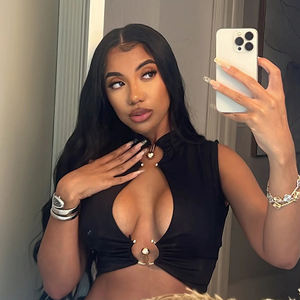 2024 HO Metal Decorative Two Pieces Skirts Sets Sexy <strong>Cleavage</strong> 2 Piece Set Women Hollow Out Women's Set - Product Image 3