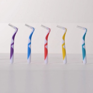 Wieder verwendbare hell gefärbte Mundhygiene-Zahnseide Mehrere Größen Inter dental bürsten Zahn reinigung Gemischte Größen - Product Image 4