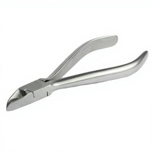 Pince coupante pour ligatures orthodontiques manuelle, qualité supérieure européenne, acier inoxydable AISI420, pointe en carbure de tungstène, ISO 13485 CE - Product Image 2