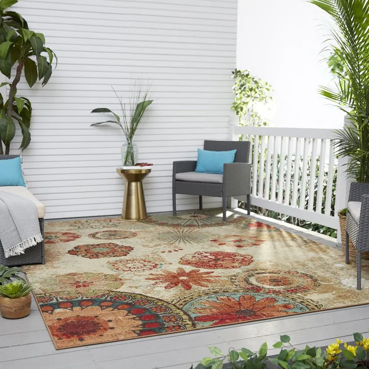 Customized Design Gillian Floral Indoor Area Rug Living Room Rugs
