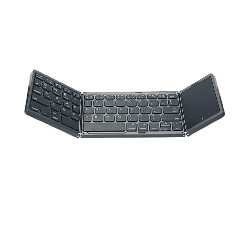Ultra Slim Full Size Foldable Wireless Keypad Light and Portable Mini Keyboard for Tablet Laptop Mobile Phones