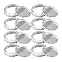 Couvercles de mise en conserve à bouche régulière 70mm 86mm deux pièces couvercles séparés et bouchon à vis en métal fendu pour pot Mason
