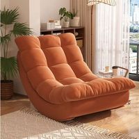 Fauteuil à bascule au design minimaliste moderne, fauteuil inclinable relaxant pour salon, balcon
