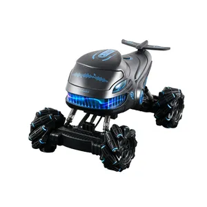 <span class=keywords><strong>Coche</strong></span> de Carreras RC de Doble Cara con Tracción 4WD, Vehículo Acrobático con Pulverizador, Juguete de <span class=keywords><strong>Coche</strong></span> a Control Remoto Doble de 2.4GHz - Product Image 1