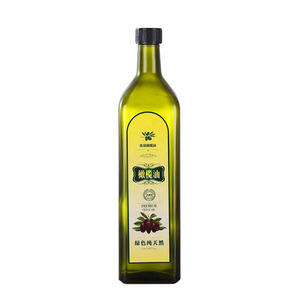 <span class=keywords><strong>A</strong></span> granel 250ml 500ml 750ml 1L Cuadrado vacío Verde oscuro Marasca Cocinar Aceite de oliva Botellas de vidrio - Product Image 4