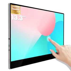 Màn Hình Lcd 13 Inch Full Hd Hdr Chơi Game Ps4 Màn Hình Lcd Kích Thước Nhỏ 1920*1080 Xách Tay Màn Hình IPS LCD 13.3 Inch SIBOLAN