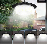 Lampes suspendues LED à détecteur de mouvement solaires IP65 étanches pour usage extérieur et intérieur, jardin, rue, abri, maison