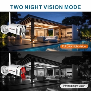 Bộ camera an ninh nhà cửa 4 kênh, tầm nhìn ban đêm, NVR, CCTV, kèm 4 camera ngoài trời chống nước, Wifi, màn hình hiển thị 4 kênh - Product Image 5