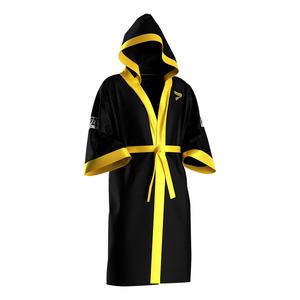 Bata de entrenamiento de boxeo premium para hombre, ligera, de corte atlético, para preparación en el backstage. - Product Image 5