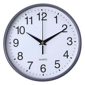 Round <b>Wall</b> <b>Clock</b> Analog Battery Powered <b>Silent</b> Living Room Bedroom Decoration - Product Image 5