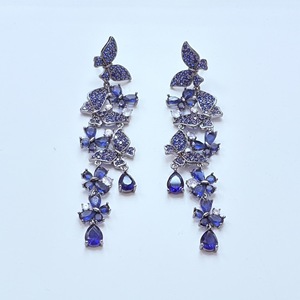Pendientes de Plata de Ley 925 Roche OEM con Circonita, Diseño de Mariposa Moderno para Mujer, Regalo de Lujo - Product Image 5