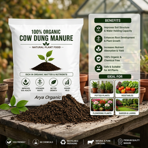 100% Organic Cow Dung Manure Natural <b>Compost</b> Fertilizer PP <b>Bag</b> Packaging for Potted Plants Vegetables Flowering Plants Garden - Product Image 3