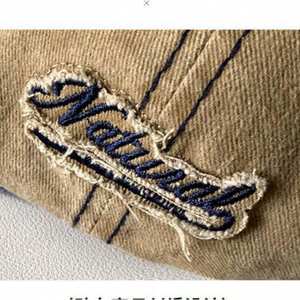 Natural Women's <b>Flat</b> Cap 100 Cotton Ginger Color Hand Embroidery Casual Ivy <b>Hat</b> Four Seasons Wear - Product Image 5